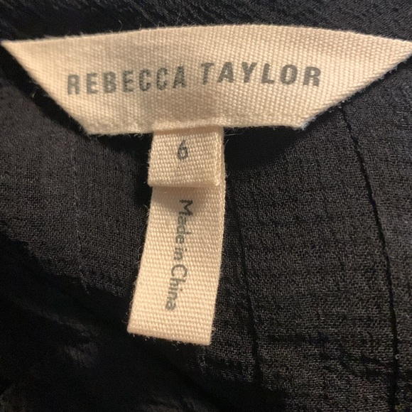 Rebecca Taylor Sheer Silk Top - Picture 4 of 5